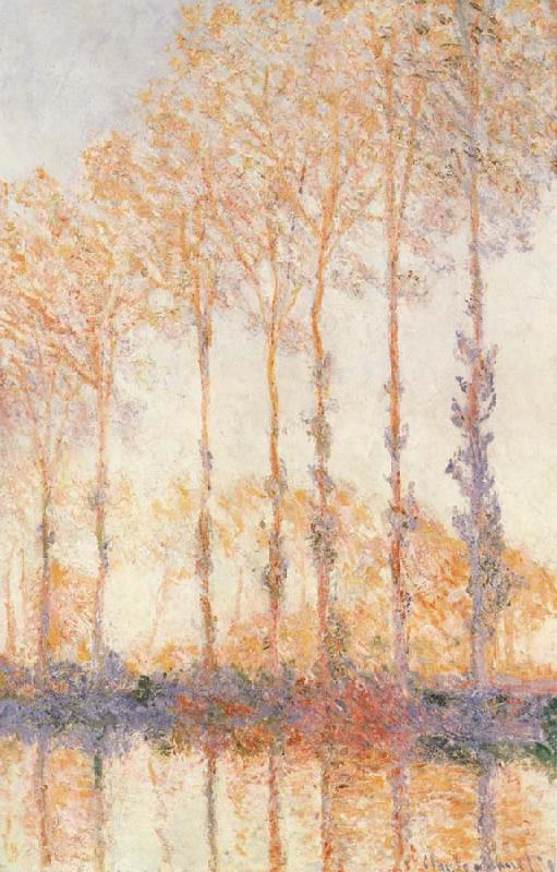 Claude Monet Peupliers an Bourd de l-Epte France oil painting art